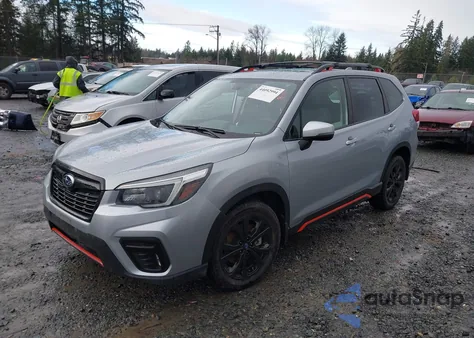 2021 Subaru Forester Sport from USA, damaged, VIN JF2SKARC3MH562487